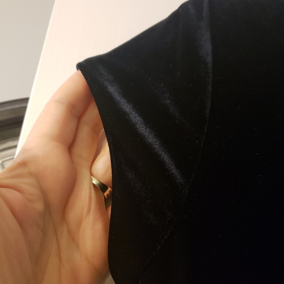 Vintage En Francais by Huey Waltzer Velvet dress for parties size 10 - Picture 4 of 10